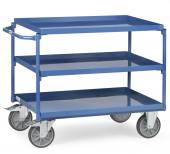 Stål Rullebord 3 etager - 500 kg