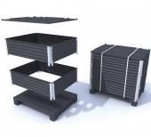 Plast pallerammer