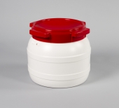 Plastfad m/skruelåg 10 Liter